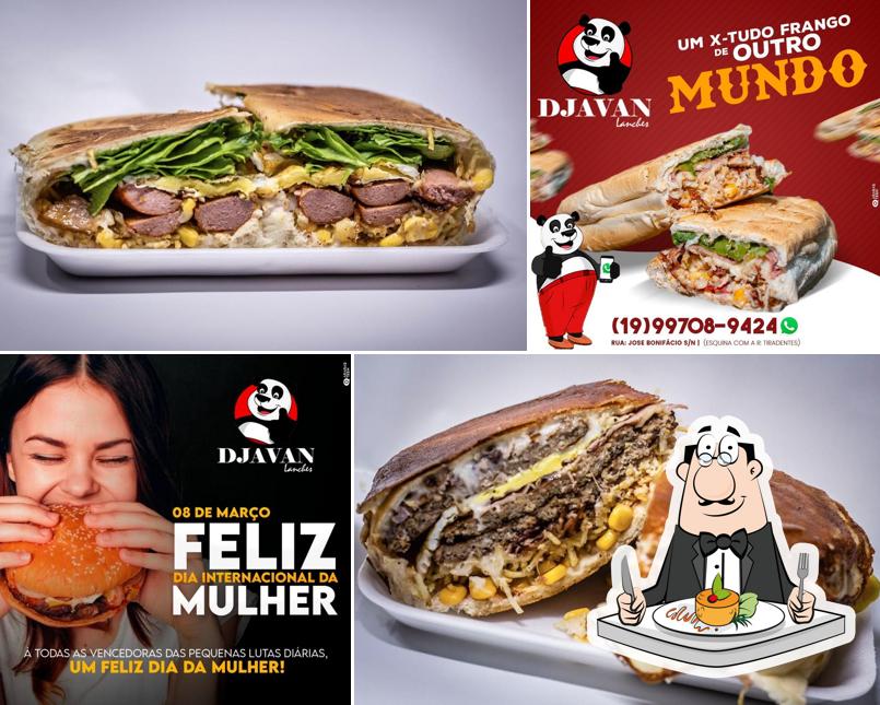 Platos en Djavan Lanches