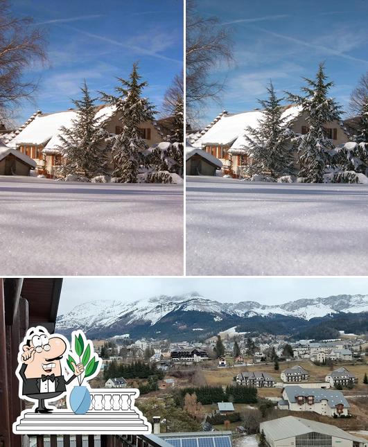 L'extérieur de Auberge des Montauds