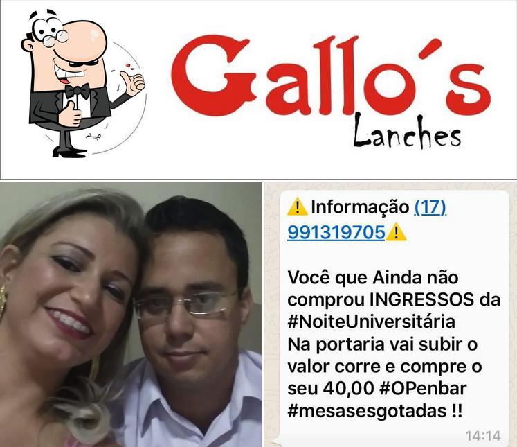Look at this image of Gallos Lanches Guaíra SP