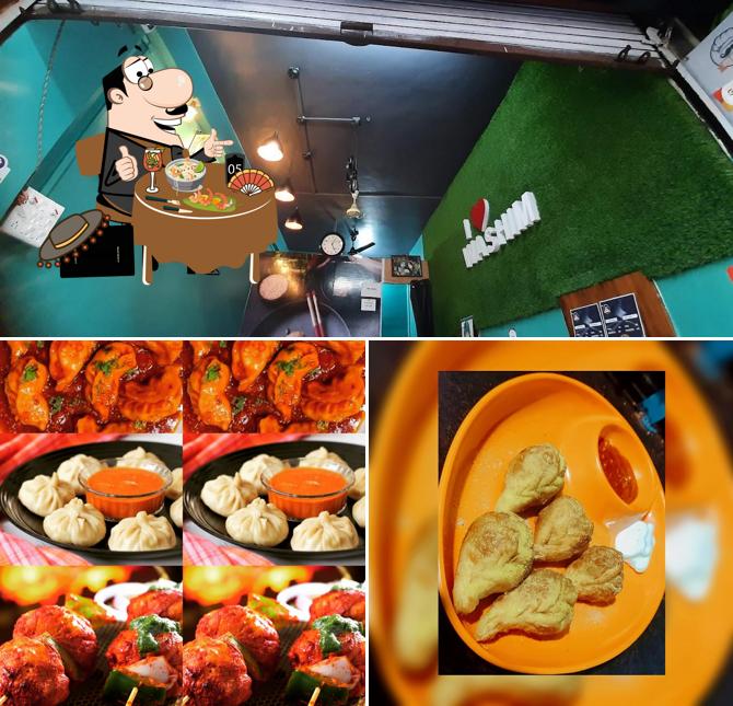 This is the image showing food and interior at MR MOMO AND MORE