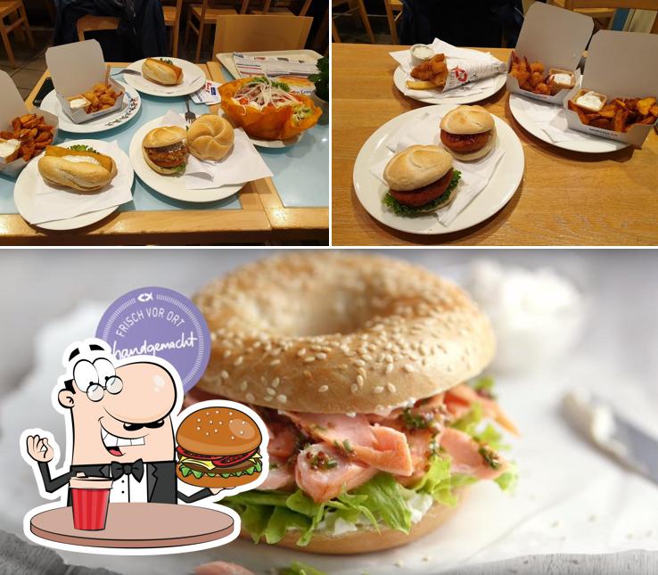 Get a burger at NORDSEE EL Wonnegau West