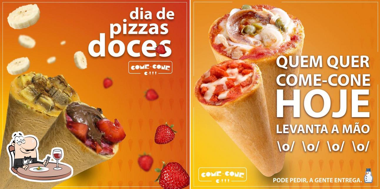 Comida em Come-Cone Domingos Martins ES
