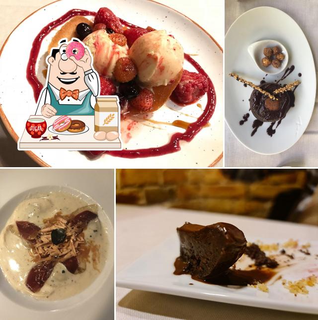 La Palmera - Restaurant mediterrani Barcelona provides a selection of sweet dishes