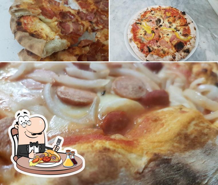 Elige una pizza en Binzas Ristorante Pizzeria