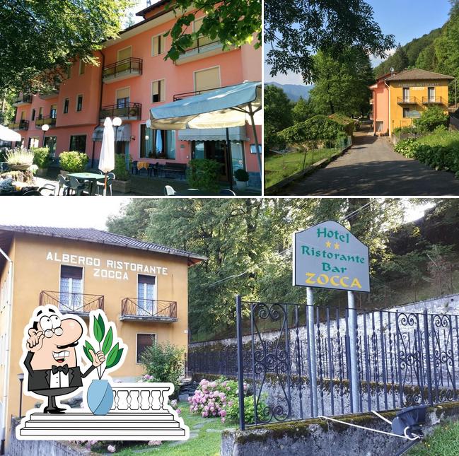 Gli esterni di Albergo ristorante Zocca