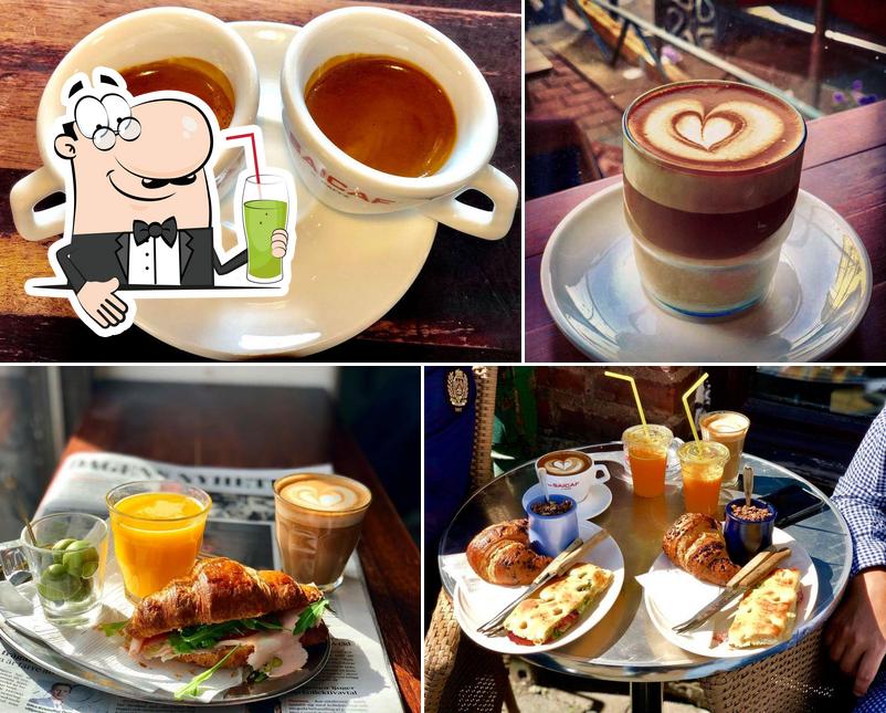 Enjoy a drink at Tonys coffeebar