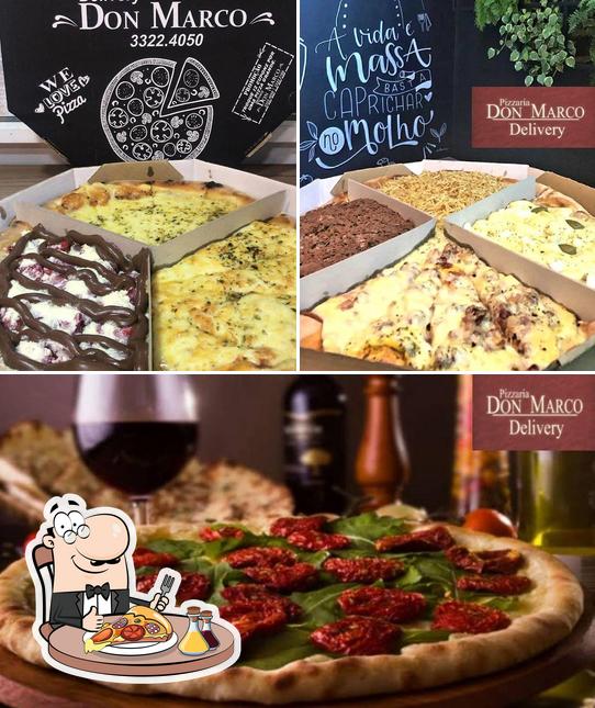 Experimente pizza no Don Marco Pizzaria