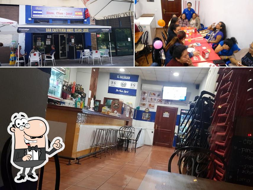 The interior of Pupuseria y Restaurantes Bar - Cafetería y Comidas latinas - Hermanos Elías - José