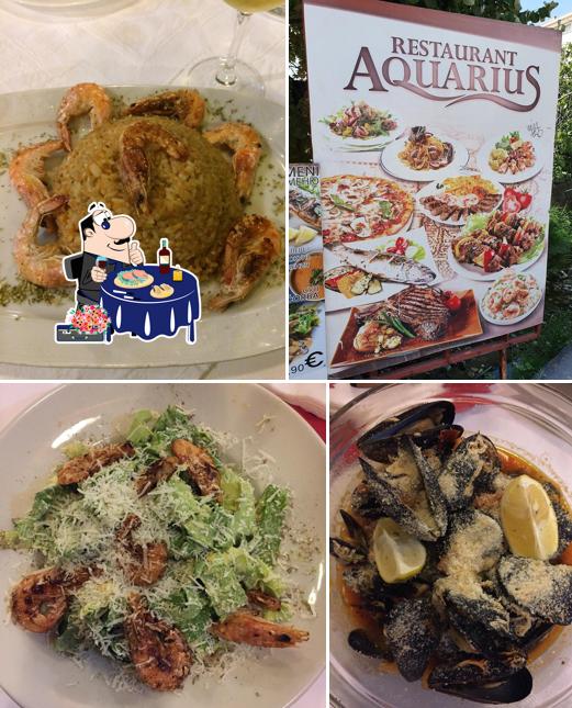 Отведайте блюда с морепродуктами в "'Aquarius' fish restaurant"