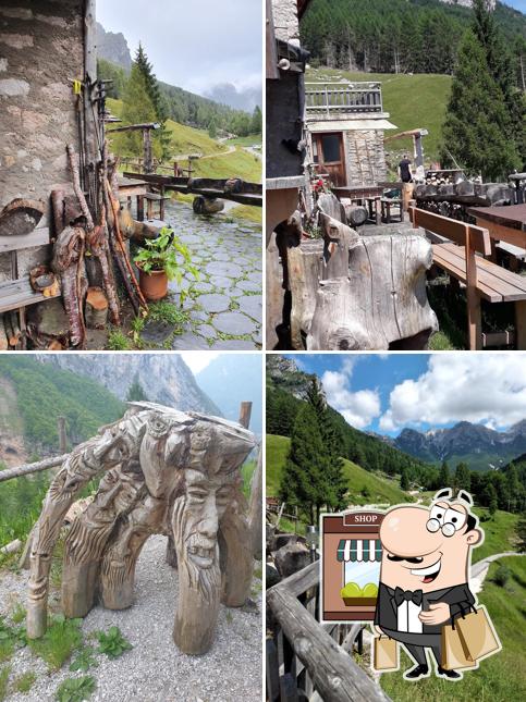 Gli esterni di Rifugio Casera Mela