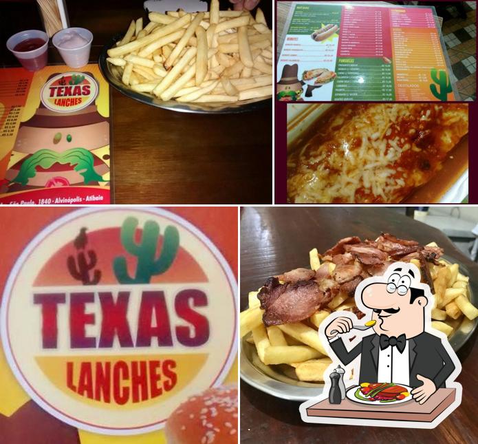 Batata frita em Texas Lanches