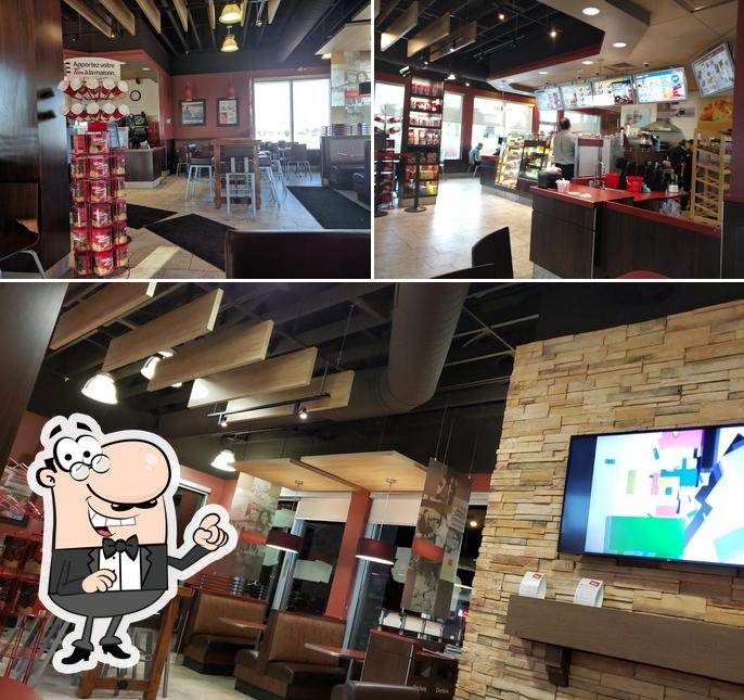 Découvrez l'intérieur de Tim Hortons