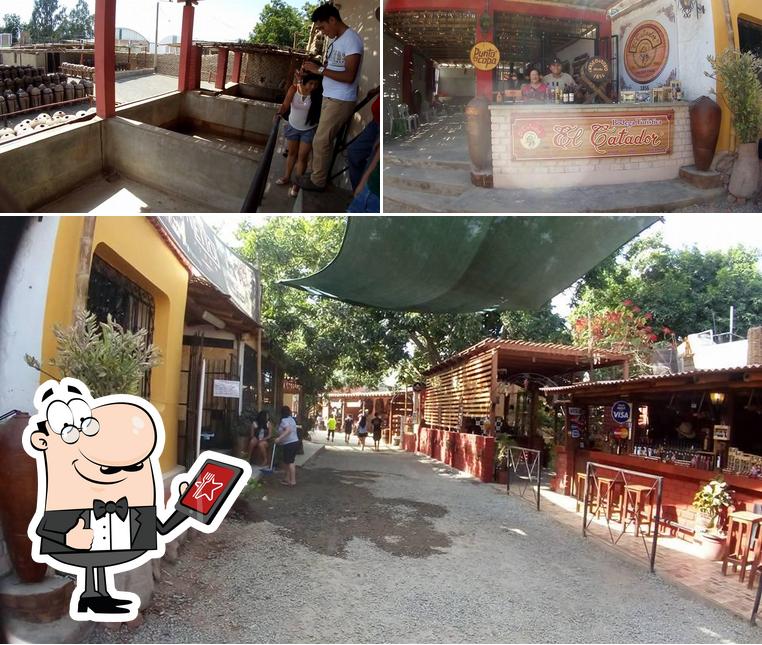 Take a look at the picture showing exterior and interior at El Catador Bodega Turistica