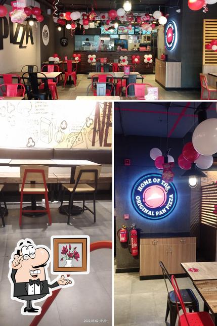 The interior of Pizza Hut Kachiguda, Hyderabad