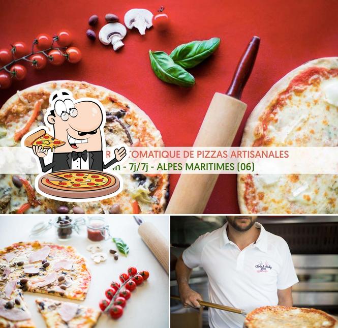 A Chris & Richy Pizza, vous pouvez prendre des pizzas