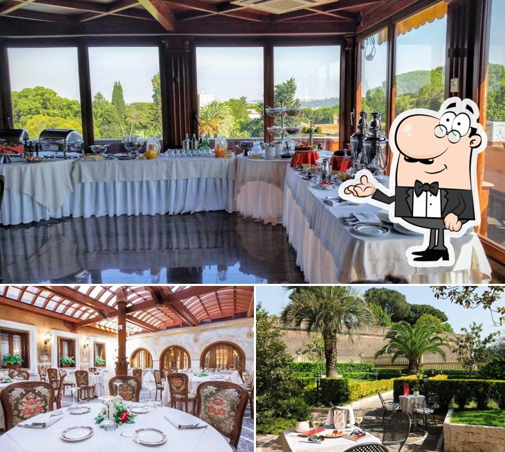 Gli interni di Grand Hotel del Gianicolo