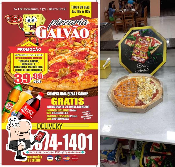 Look at this picture of Galvão lanches e pizzas