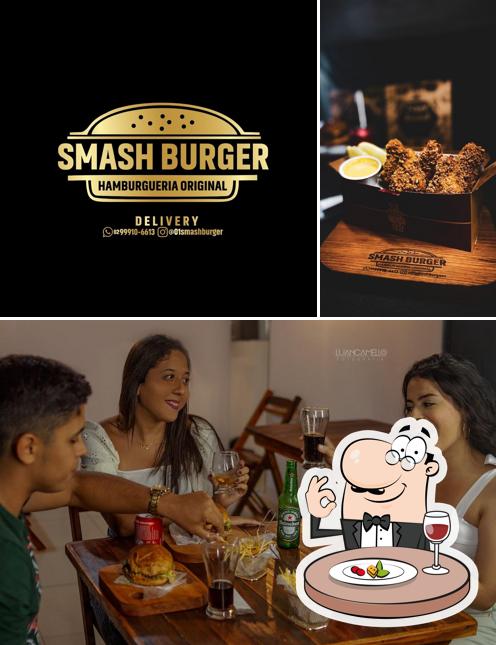 Comida em Smash Burger