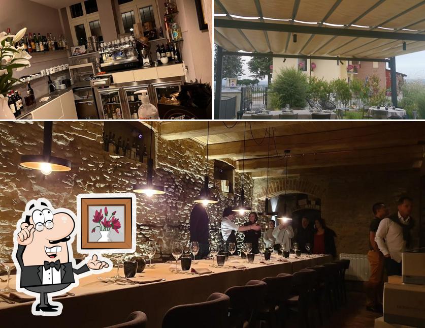 Gli interni di Osteria taStè