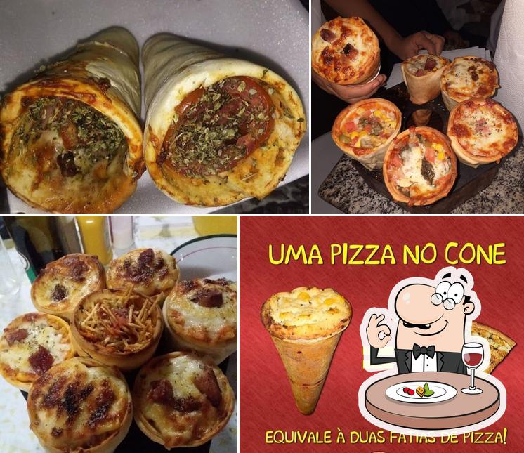 Comida em Noconne Pizza