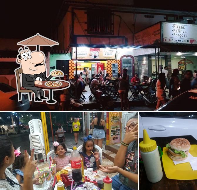 Dê uma olhada a foto ilustrando exterior e bebida no Popeye Lanches