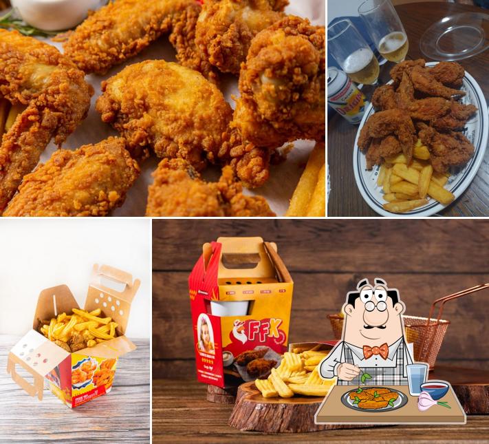 Asas de frango em FFK - Frango Frito Crocante - Tejipió