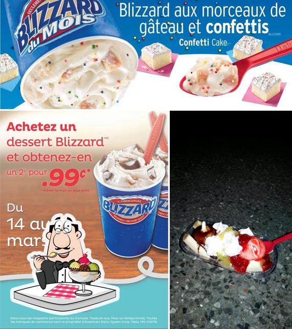 Dairy Queen offre un nombre de plats sucrés