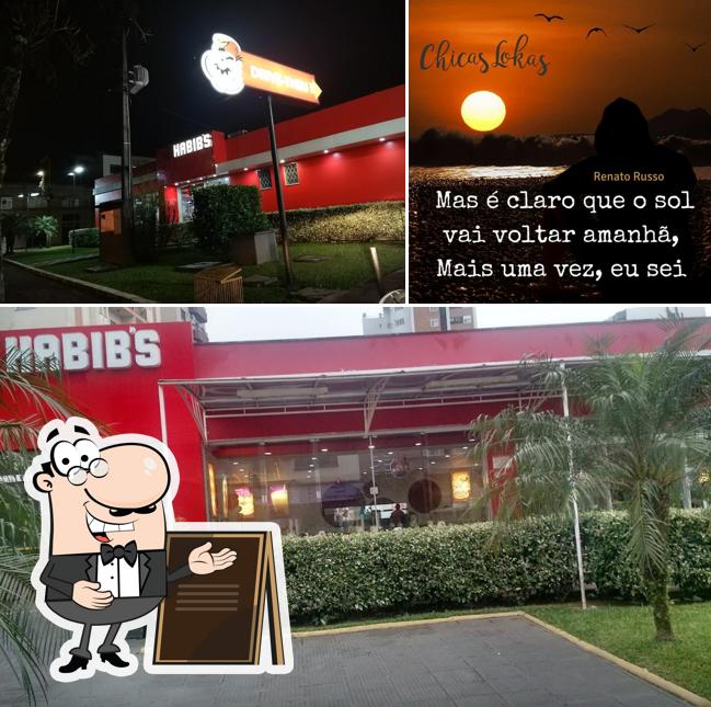 O exterior do Habib's