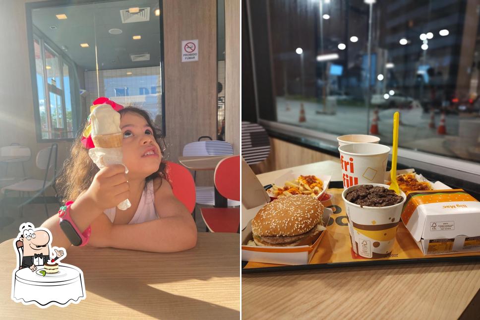 McDonald's oferece uma variedade de pratos doces