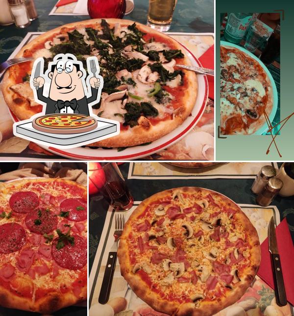 Prenez des pizzas à Pizzeria "O' Sole Mio"