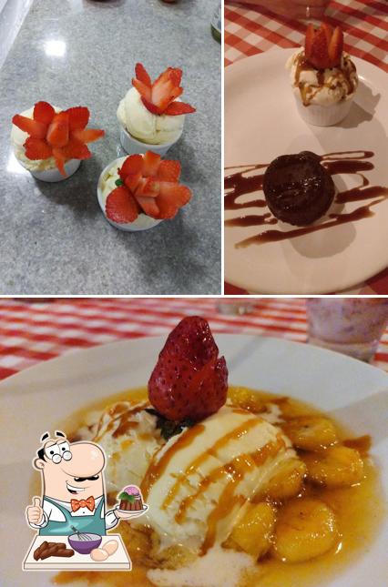 Chris Trattoria provê uma gama de pratos doces