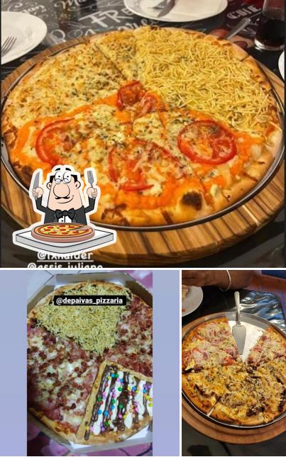 Experimente pizza no De Paiva's Pizzaria