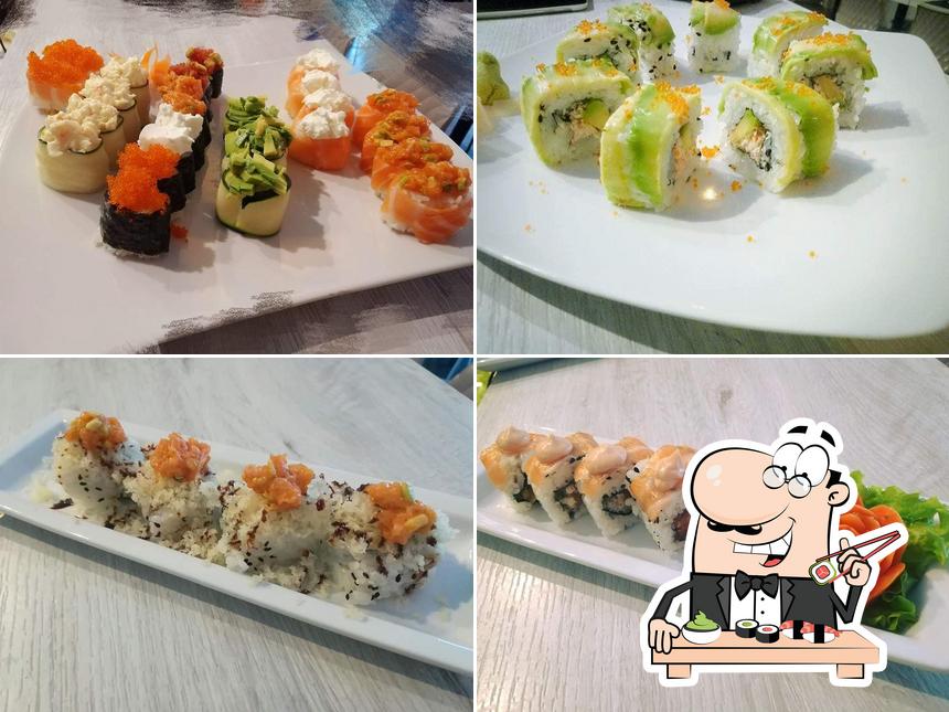 Ordina le diverse opzioni di sushi