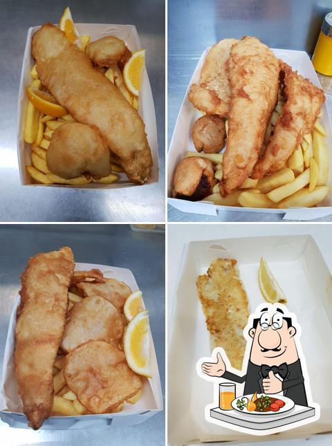 Meals at New Cod on the Block Fish and Chippery (formally Boardwalk Cafe)