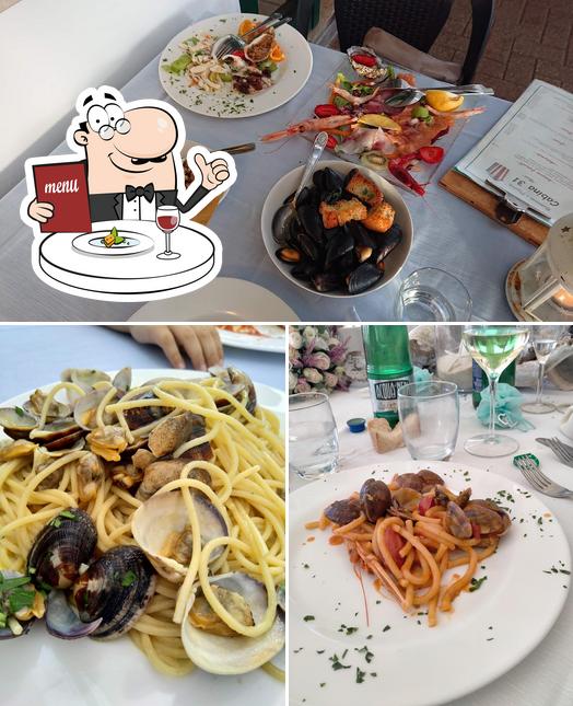 Cibo al Stabilimento Ondina Fregene
