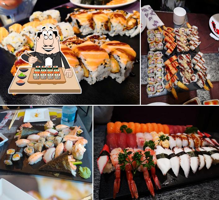 Les sushi sont disponibles à Stelle Sushi