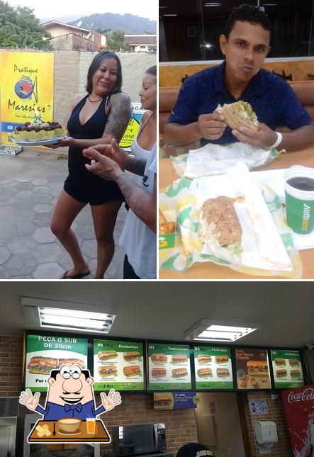 Comida em Subway