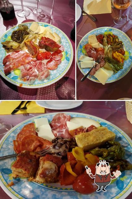 Antipasto al Trattoria Salento Curti Vecchi