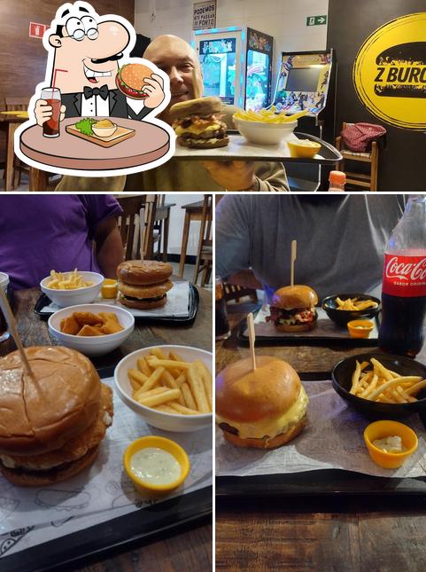 Experimente um hambúrguer no Z burguer