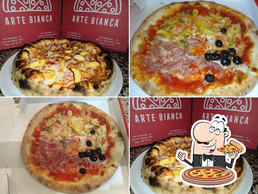 Ordina una pizza a Pizzeria Arte Bianca