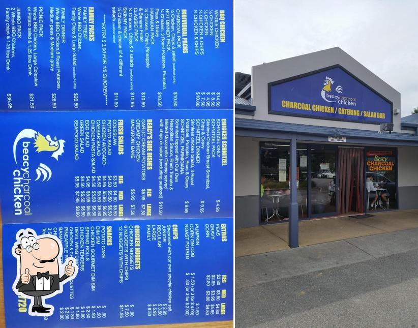 Beacy Charcoal Chicken in Beaconsfield Restaurant menu and reviews