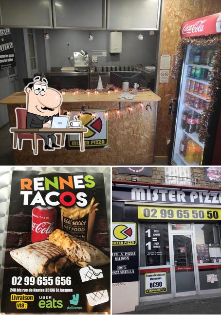 L'intérieur de mister pizza