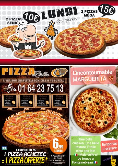 Essayez des pizzas à Pizza Rella