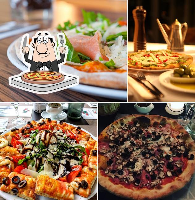 Try out pizza at Pizzatonio Restaurant & Lieferservice