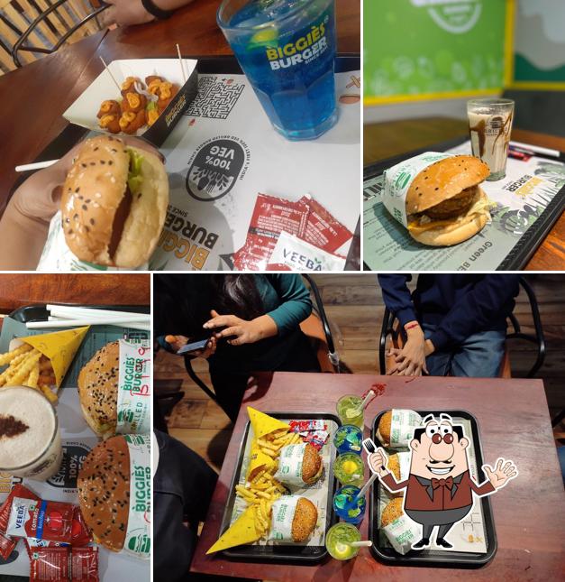 Food at Biggies Burger: CG Road