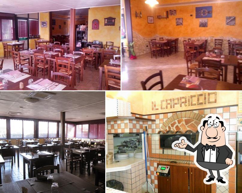 Gli interni di Il Capriccio Ristorante Pizzeria