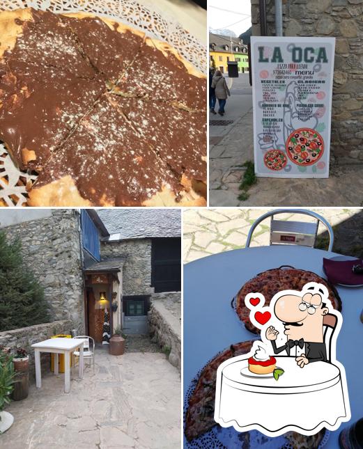 "Pizzería La Oca" предлагает широкий выбор сладких блюд