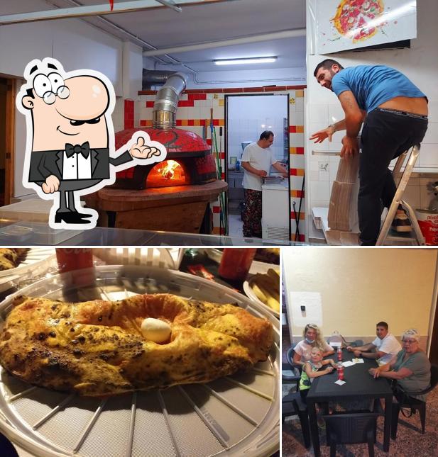 Dai un’occhiata alla foto che raffigura la interni e cibo di Dagostì Pizzeria