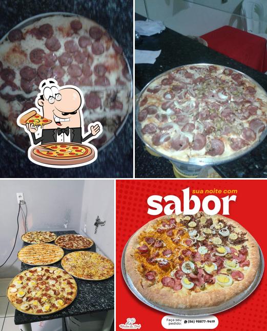 Peça pizza no Oficina do chef