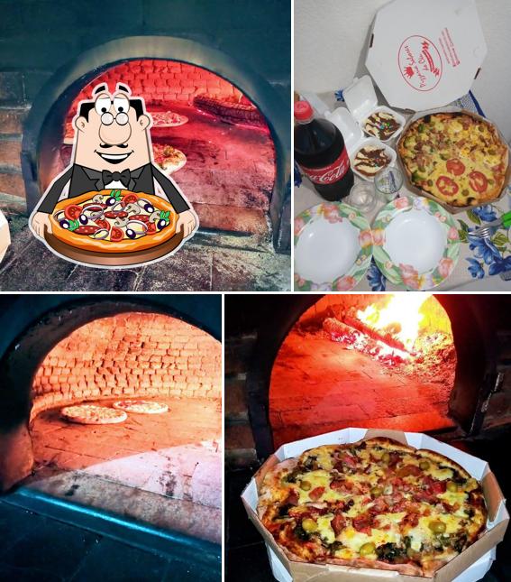 No Pizzaria Sabores do Céu/scafati pizzeria, você pode conseguir pizza